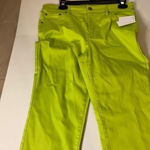 Needle&Cloth Green Pants